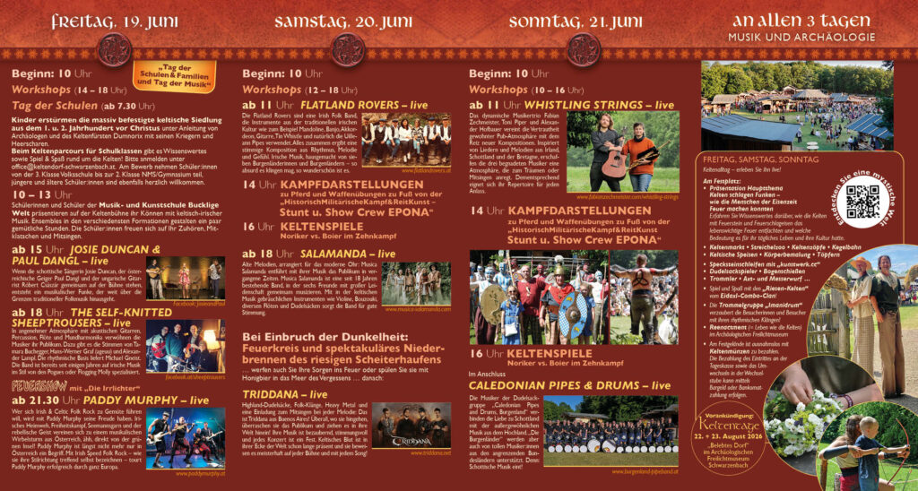 Keltenfestival Programm 2026